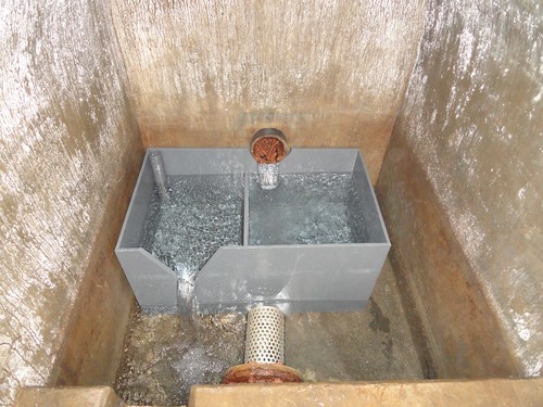 Messwehr - Abflussmessungen in Quellfassungen