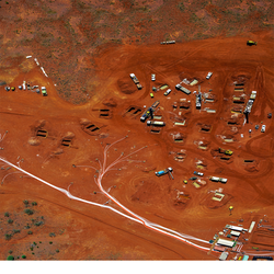 Entwicklung eines Laugungsbergwerks (ISR)